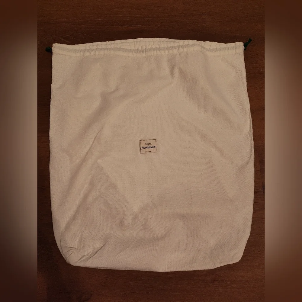 BEIRN for YOANA BARASCHI Large Ivory Natural Cotton Dust Bag 22